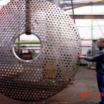 Grille de filtre usinée dans la masse