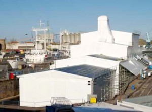 95 m long motor yacht undercover